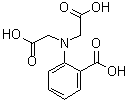 结构式 CAS# 1147-65-5, 2-[二(羧甲基)氨基]苯甲酸