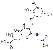 CAS#: 114865-64-4， (2S)-2-Amino-5-[[(2R)-3-(3-Bromo-2,5-Dihydroxyphenyl)Sulfanyl-1-(Carboxymethylamino)-1-Oxopropan-2-Yl]Amino]-5-Oxopentanoic Acid