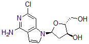 CAS#: 114915-05-8， (2R,3S,5S)-5-(4-Amino-6-Chloropyrrolo[3,2-c]Pyridin-1-Yl)-2-(Hydroxymethyl)Oxolan-3-Ol