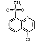 CAS#: 114935-95-4， 4-Chloro-8-(Methylsulfonyl)Quinoline