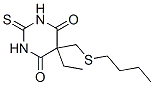 CAS 登录号：115-59-3， 5-(丁基硫基甲基)-5-乙基-2-硫代-1,3-二嗪农-4,6-二酮