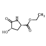 CAS#: 115223-51-3， Ethyl (4S)-4-Hydroxy-5-Oxo-L-Prolinate