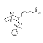 CAS#: 115266-92-7， (5Z)-7-{(1R,2S,3S,4S)-3-[(Phenylsulfonyl)Amino]Bicyclo[2.2.1]Hept-2-Yl}-5-Heptenoic Acid