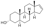 structure of CAS# 1153-51-1, (3alpha,5alpha)-Androst-16-En-3-Ol;5Alpha-Androst-16-En-3Alpha-Ol;Androst-16-En-3-Ol;Androst-16-En-3-Ol, (3Alpha,5Alpha)- (9Ci)