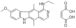 CAS#: 115464-63-6， 5,11-Dimethyl-N-Ethyl-9-Methoxy-6H-Pyrido(4,3-b)Carbazol-1-Amine Maleate