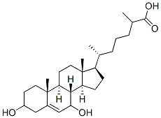 CAS#: 115538-84-6， 3,7-Dihydroxy-5-Cholestenoic Acid
