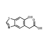 CAS#: 115585-81-4， (6-Hydroxy-1,3-Benzothiazol-5-Yl)Acetic Acid