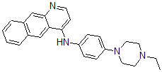 CAS#: 115618-99-0， N-[4-(4-Ethylpiperazin-1-Yl)Phenyl]Benzo[g]Quinolin-4-Amine