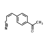 CAS#: 115665-83-3， (2Z)-3-(4-Acetylphenyl)Acrylonitrile
