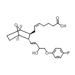 CAS#: 115825-93-9， (5Z)-7-{(1R,2S,3S,4R)-3-[(1E)-4-(4-Fluorophenoxy)-3-Hydroxy-1-Buten-1-Yl]-7-Oxabicyclo[2.2.1]Hept-2-Yl}-5-Heptenoic Acid