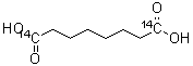 CAS#: 115918-63-3， Octanedioic-1,8-14C2 acid