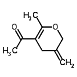 CAS#: 115975-07-0， 1-(6-Methyl-3-Methylene-3,4-Dihydro-2H-Pyran-5-Yl)Ethanone