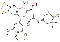 CAS#: 116003-93-1， Podophyllic Acid Piperidyl Hydrazone Nitroxide Radical