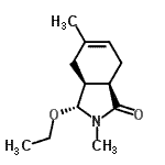 CAS#: 116072-21-0， (3R,3aS,7aR)-3-Ethoxy-2,5-Dimethyl-2,3,3A,4,7,7A-Hexahydro-1H-Isoindol-1-One