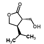 CAS#: 116087-32-2， (3S,4R)-3-(Hydroxymethyl)-4-Isopropyldihydro-2(3H)-Furanone