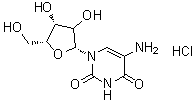 CAS#: 116154-74-6， 5-Amino-1-[(2xi)-beta-D-Threo-Pentofuranosyl]-2,4(1H,3H)-Pyrimidinedione Hydrochloride (1:1)