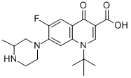 CAS#: 116163-02-1， 1-Tert-Butyl-6-Fluoro-7-(3-Methylpiperazin-1-Yl)-4-Oxoquinoline-3-Carboxylic Acid
