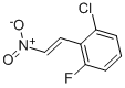 structure of CAS# 116272-78-7, 2-Chloro-6-Fluoro-omega-Nitrostyrene;1-Chloro-3-Fluoro-2-(2-Nitroethenyl)Benzene;1-Chloro-3-Fluoro-2-[(E)-2-Nitrovinyl]Benzene;1-Chloro-3-Fluoro-2-(2-Nitrovinyl)Benzene