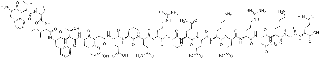structure of CAS# 116283-54-6, DNA, (Swine Clone Pmta1motilin[Leu13]-Specifying);H-PHE-VAL-PRO-ILE-PHE-THR-TYR-GLY-GLU-LEU-GLN-ARG-LEU-GLN-GLU-LYS-GLU-ARG-ASN-LYS-GLY-GLN-OH;(LEU13)-MOTILIN (HUMAN, PORCINE);Motiline(Leucine13), Porcine