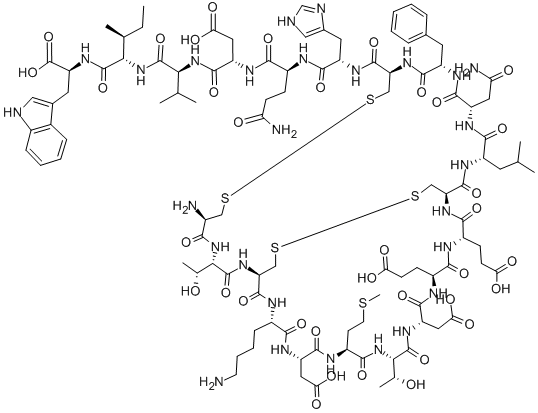 结构式 CAS# 116495-45-5, 角蝰毒素 S6C (还原)