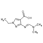 CAS#: 116519-73-4， 3-{(E)-[(Dimethylamino)Methylene]Amino}-1-Ethyl-1H-Pyrazole-4-Carboxylic Acid