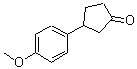 CAS#: 116526-34-2， 3-(4-Methoxyphenyl)Cyclopentanone