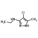 CAS#: 116545-23-4， 4-Chloro-N-Ethyl-5-Methyl-1H-Pyrazol-3-Amine