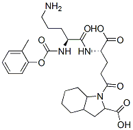 CAS#: 116587-12-3， 1-(N(2)-Benzyloxycarbonylornithyl-gamma-Glutamyl)Octahydro-1H-Indole-2-Carboxylic Acid