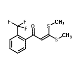 CAS#: 116609-90-6， 3,3-Bis(Methylsulfanyl)-1-[2-(Trifluoromethyl)Phenyl]-2-Propen-1-One