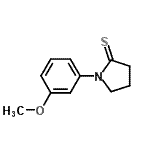 CAS#: 116614-76-7， 1-(3-Methoxyphenyl)-2-Pyrrolidinethione
