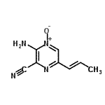 CAS#: 116749-48-5， 3-Amino-6-[(1E)-1-Propen-1-Yl]-2-Pyrazinecarbonitrile 4-Oxide