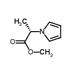 CAS#: 116763-06-5， Methyl (2S)-2-(1H-Pyrrol-1-Yl)Propanoate