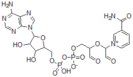 CAS#: 117017-91-1， [[5-(6-Aminopurin-9-Yl)-3,4-Dihydroxyoxolan-2-Yl]Methoxy-Hydroxyphosphoryl] [2-[1-(3-Carbamoylpyridin-1-Ium-1-Yl)-2-Oxoethoxy]-3-Oxopropyl] Phosphate