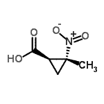 CAS#: 117078-04-3， (1R,2R)-2-Methyl-2-Nitrocyclopropanecarboxylic Acid
