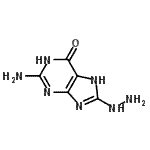 CAS#: 117086-97-2， 2-Amino-8-Hydrazino-1,7-Dihydro-6H-Purin-6-One