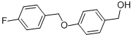 structure of CAS# 117113-98-1, 4-(4-Fluorobenzyloxy)Benzyl Alcohol;[4-(4-Fluorobenzyl)Oxyphenyl]Methanol;Zinc02555748;Idi1_011894
