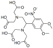 CAS 登录号：117367-86-9， 1-(2-硝基-4,5-二甲氧基苯基)-N,N,N',N'-四((氧羰基)甲基)-1,2-乙二胺