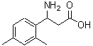 structure of CAS# 117391-54-5, 3-Amino-3-(2,4-Dimethylphenyl)Propanoic Acid;3-(2,4-dimethylphenyl)-β-alanine;3-Amino-3-(2,4-dimethylphenyl)propanoic acid;3-Amino-3-(2,4-dimethyl-phenyl)-propionic acid