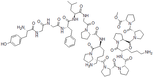 CAS#: 117397-69-0， Gly-pro-(lys-pro-pro-pro)2-ome-leu-enkephalin