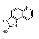 CAS 登录号：117416-41-8， 1,3-二氢-2H-咪唑并[4,5-f]喹啉-2-酮