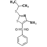 CAS#: 117420-81-2， 2-(Isopropylsulfanyl)-5-(Phenylsulfonyl)-1,3-Thiazol-4-Amine