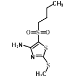 CAS 登录号：117420-87-8， 5-(丁基磺酰基)-2-(甲硫基)-1,3-噻唑-4-胺