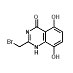CAS#: 117498-05-2， 2-(Bromomethyl)-5,8-Dihydroxy-4(1H)-Quinazolinone
