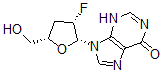 CAS#: 117525-25-4， 9-[(2R,3S,5S)-3-Fluoro-5-(Hydroxymethyl)Oxolan-2-Yl]-3H-Purin-6-One