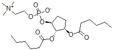 CAS#: 117549-94-7， [(1S,2S,3R)-2,3-Di(Hexanoyloxy)Cyclopentyl] 2-Trimethylazaniumylethyl Phosphate