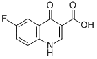 structure of CAS# 117685-48-0, 6-Fluoro-1,4-Dihydro-4-Oxo-3-Quinolinecarboxylicacid