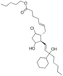 CAS#: 117708-11-9， (E)-7-[5-Chloro-2-[(E)-3-Cyclohexyl-3-Hydroxyprop-1-Enyl]-3-Hydroxycyclopentyl]Hept-5-Enoic Acid