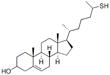 CAS#: 117768-78-2， (3S,8S,9S,10R,13R,14S,17R)-10,13-Dimethyl-17-[(2R,6R)-6-Methyl-7-Sulfanylheptan-2-Yl]-2,3,4,7,8,9,11,12,14,15,16,17-Dodecahydro-1H-Cyclopenta[a]Phenanthren-3-Ol