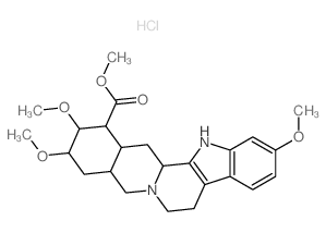 CAS#: 1178-29-6， Methyl 11,17alpha,18alpha-Trimethoxy-3beta,20alpha-Yohimban-16beta-Carboxylate Monohydrochloride