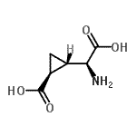 CAS#: 117857-93-9， (1S,2S)-2-[Amino(Carboxy)Methyl]Cyclopropanecarboxylic Acid